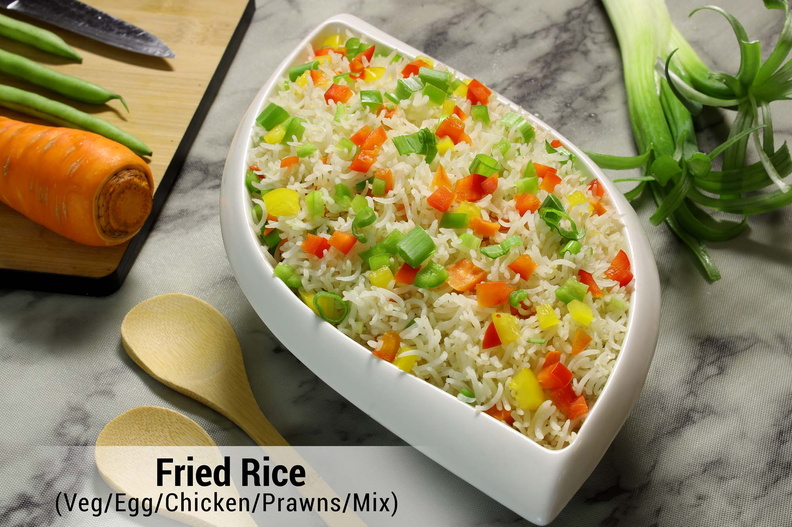 Fried Rice (Veg / Egg / Chicken / Prawns / Mix)